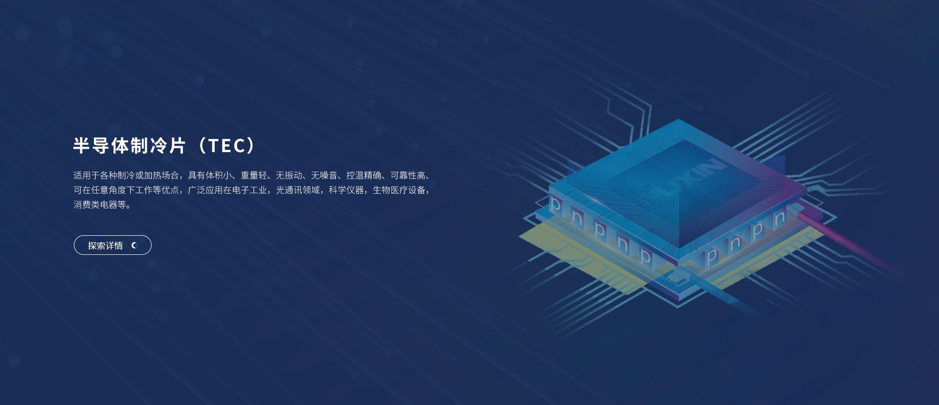 富信科技主營微型半導(dǎo)體制冷器件、電子半導(dǎo)體制冷片、半導(dǎo)體制冷原器件、基因擴(kuò)增儀升溫降溫模塊